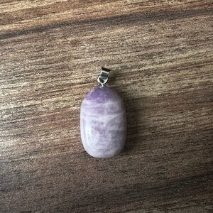 Purple Lepidolite Pendant 💜